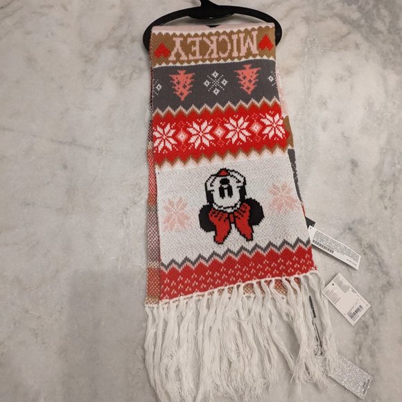 Brand NWOT Limited Edition Disney x Forever 21 Mickey & Minnie Scarf - Picture 8 of 10